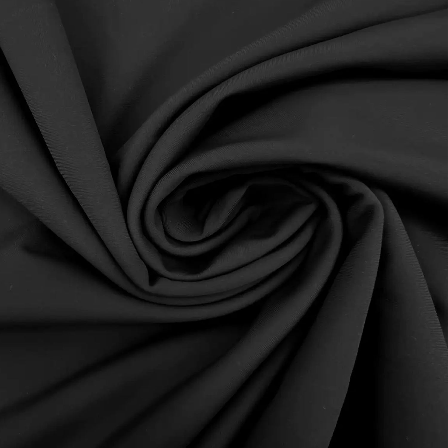 Nylon Spandex Fabric | 4 Way Stretch Swimsuit Fabric | Black - EOVEA