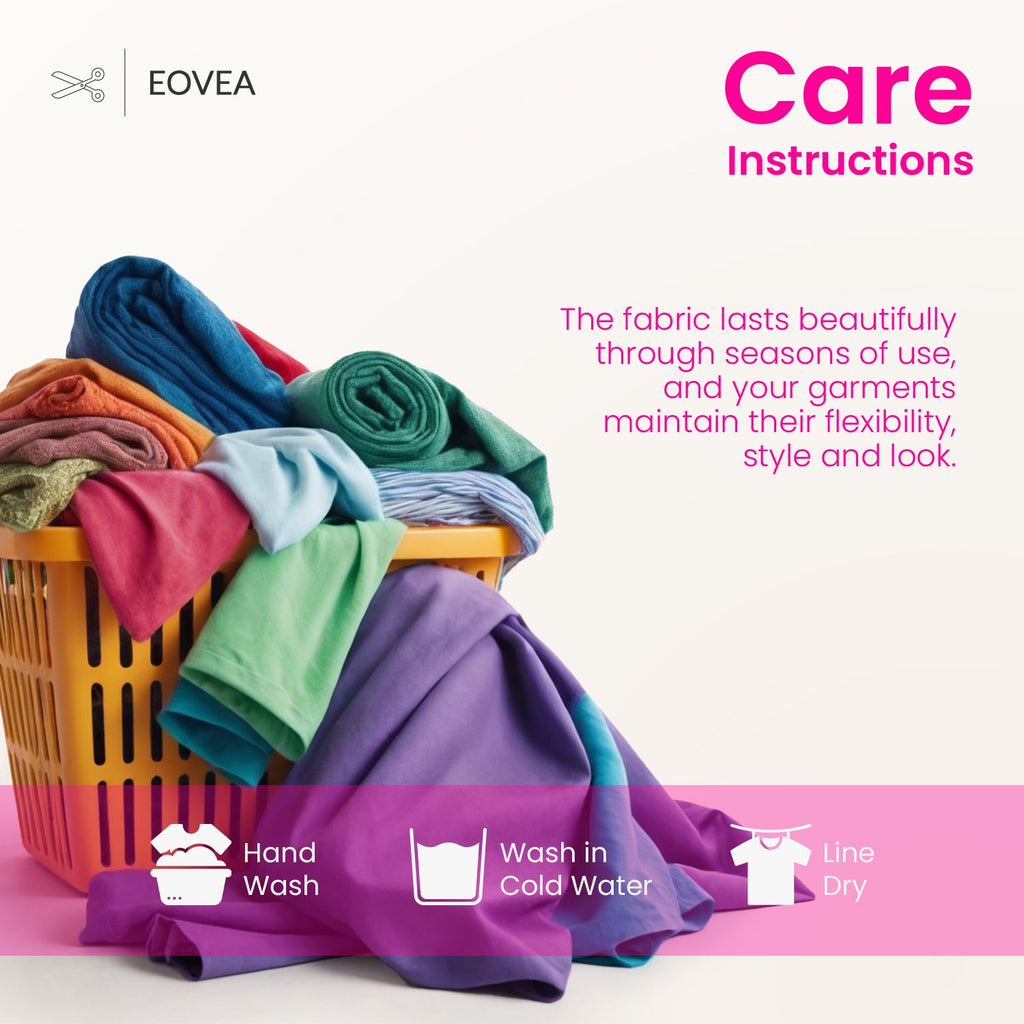 Nylon Spandex Fabric | 4 Way Stretch Swimsuit Fabric | Neon Pink - EOVEA