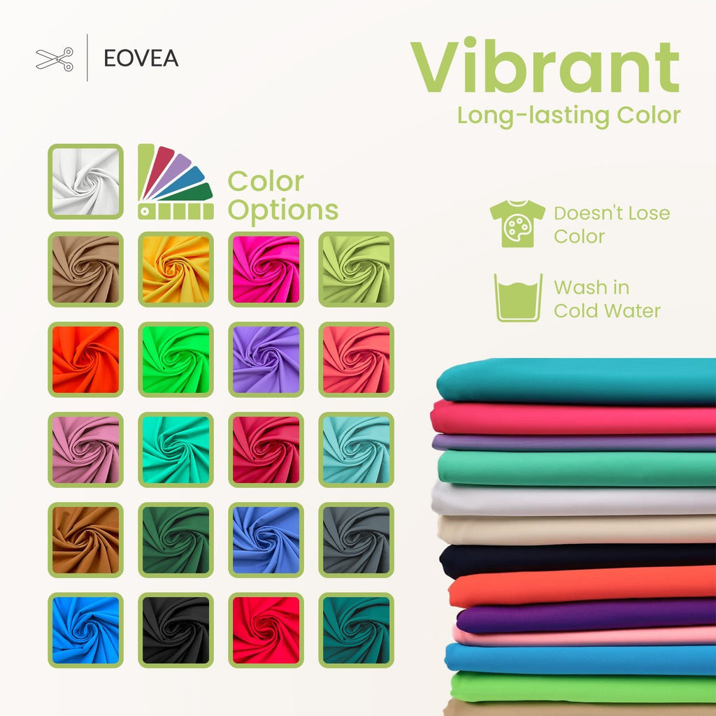 Nylon Spandex Fabric | 4 Way Stretch Swimsuit Fabric | Sherbet - EOVEA