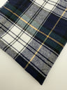 Navy White & Gold Dress Tartan