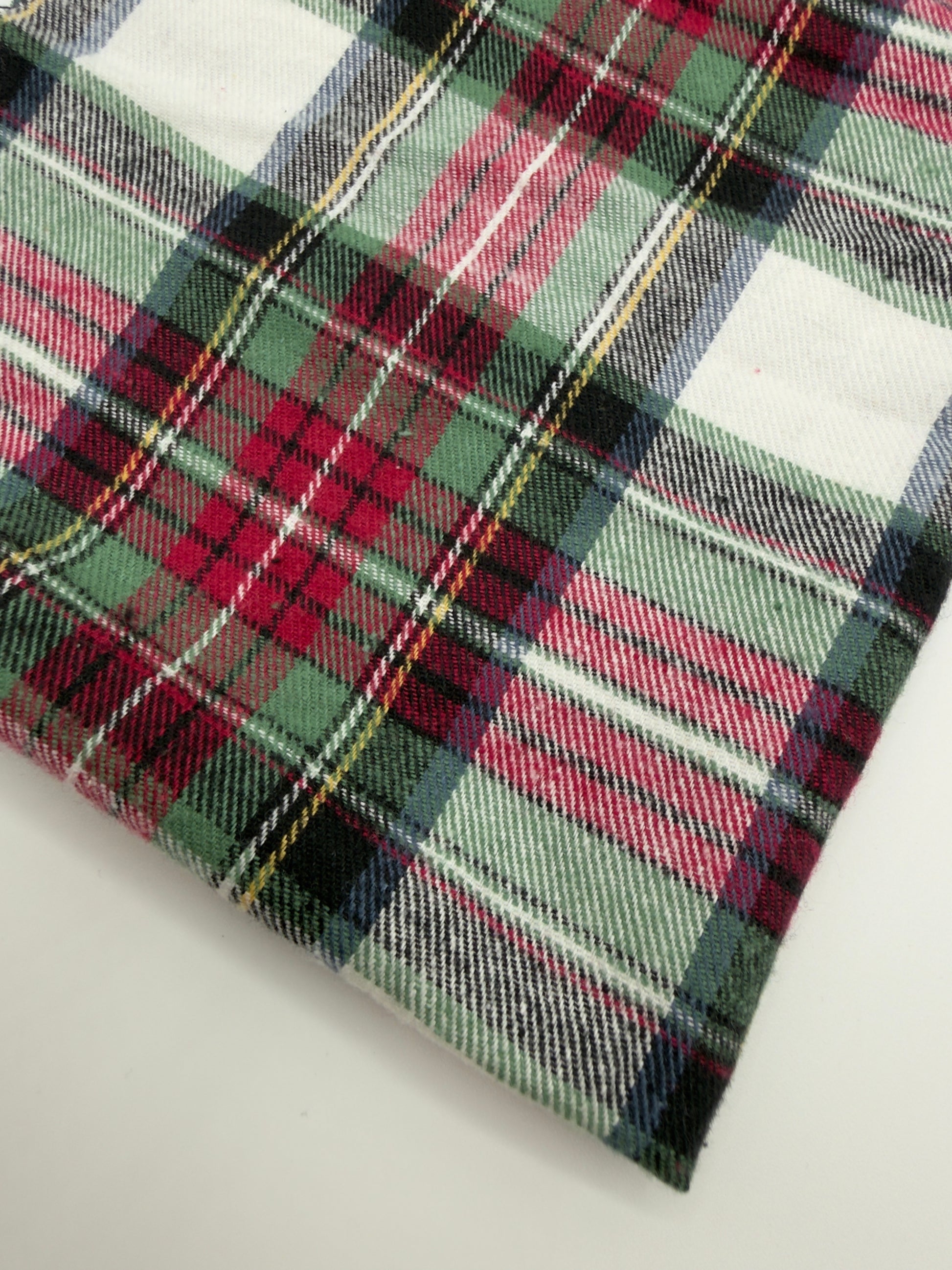 100% Cotton Flannel Fabric by the Yard | 5 oz Brushed Plaid & Tartan | 60" Wide