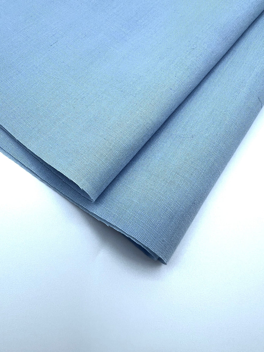 Poly Cotton Fabric for Sewing | Broadcloth Fabric | Baby Blue - EOVEA