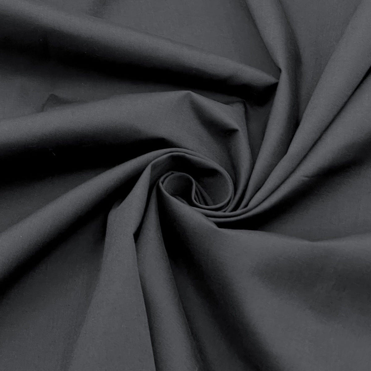 Poly Cotton Broadcloth - Black
