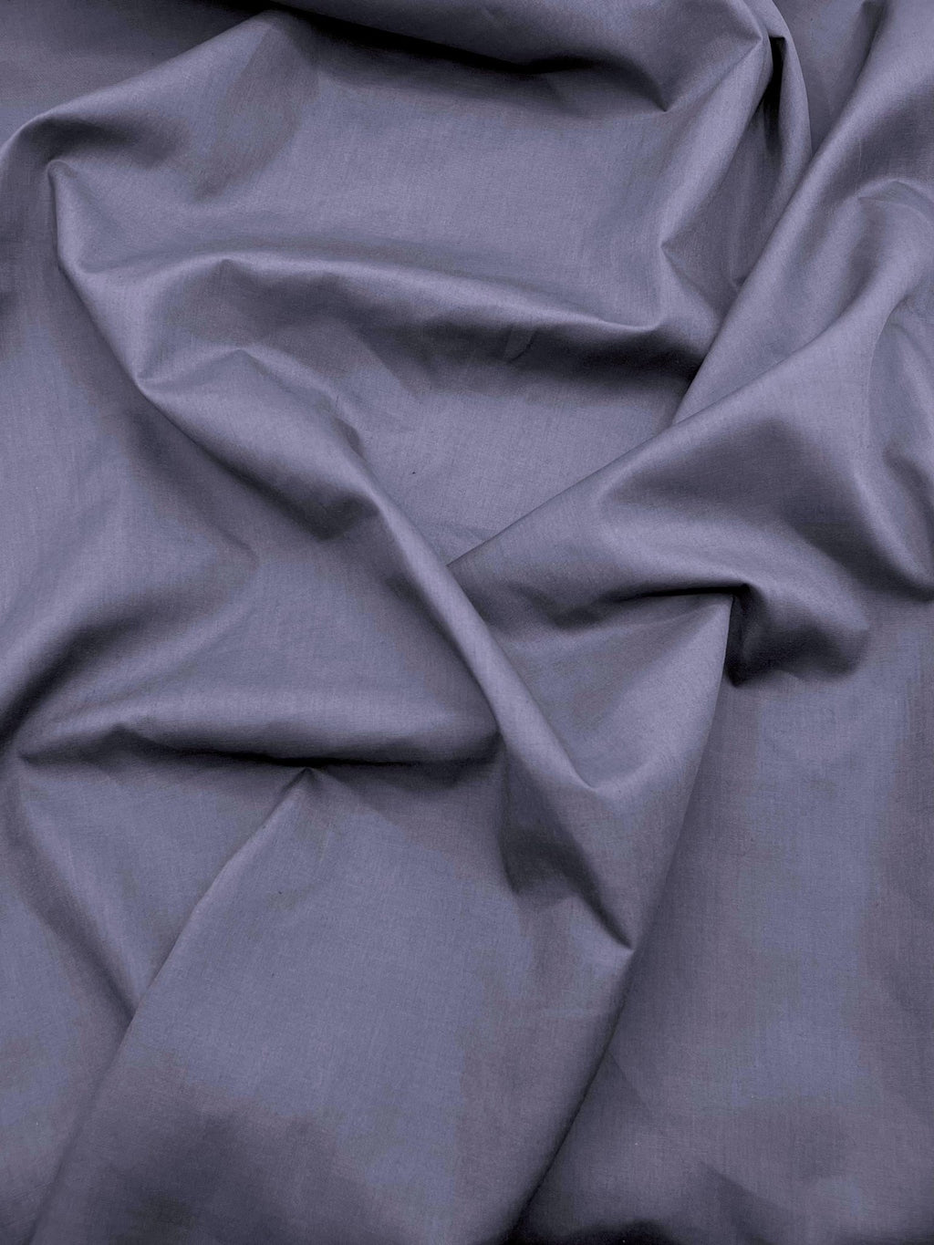 Poly Cotton Fabric for Sewing | Broadcloth Fabric | Dark Grey - EOVEA
