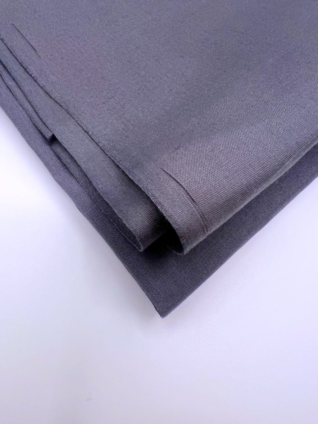 Poly Cotton Fabric for Sewing | Broadcloth Fabric | Dark Grey - EOVEA