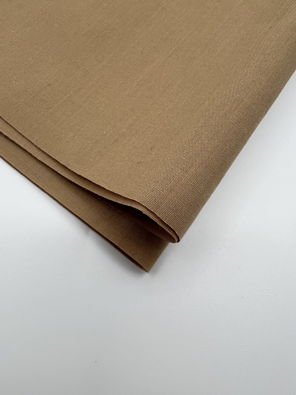 Poly Cotton Fabric for Sewing | Broadcloth Fabric | Khaki - EOVEA