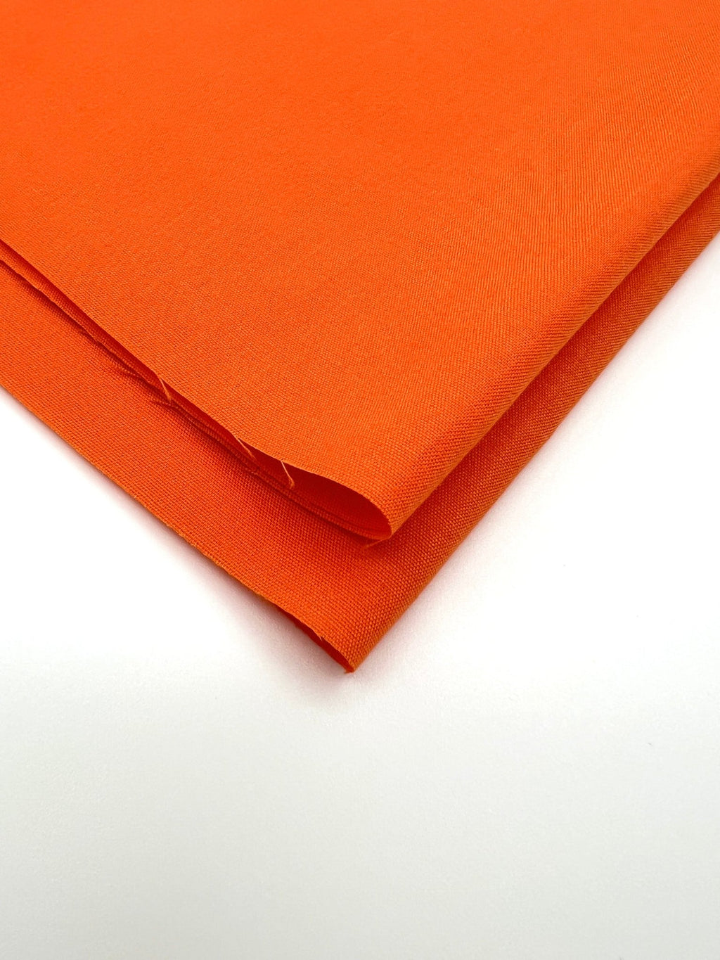 Poly Cotton Fabric for Sewing | Broadcloth Fabric | Orange - EOVEA