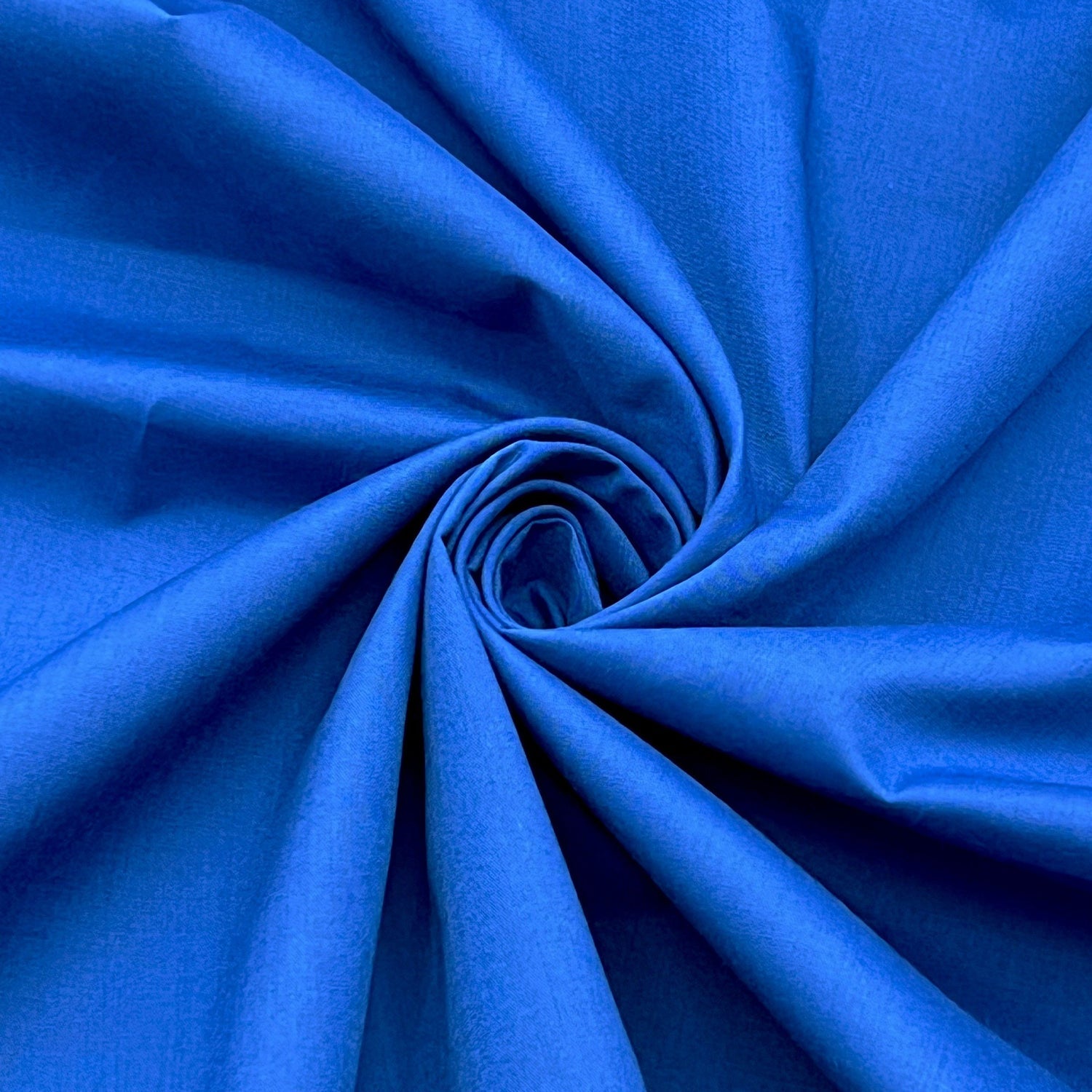 Poly Cotton Fabric for Sewing | Broadcloth Fabric | Royal Blue - EOVEA