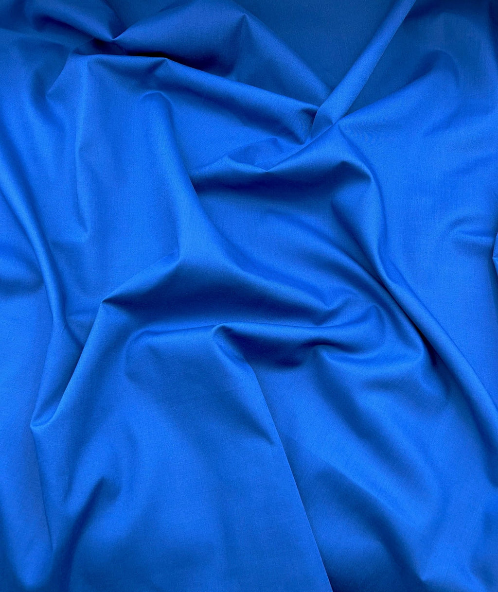 Poly Cotton Fabric for Sewing | Broadcloth Fabric | Royal Blue - EOVEA