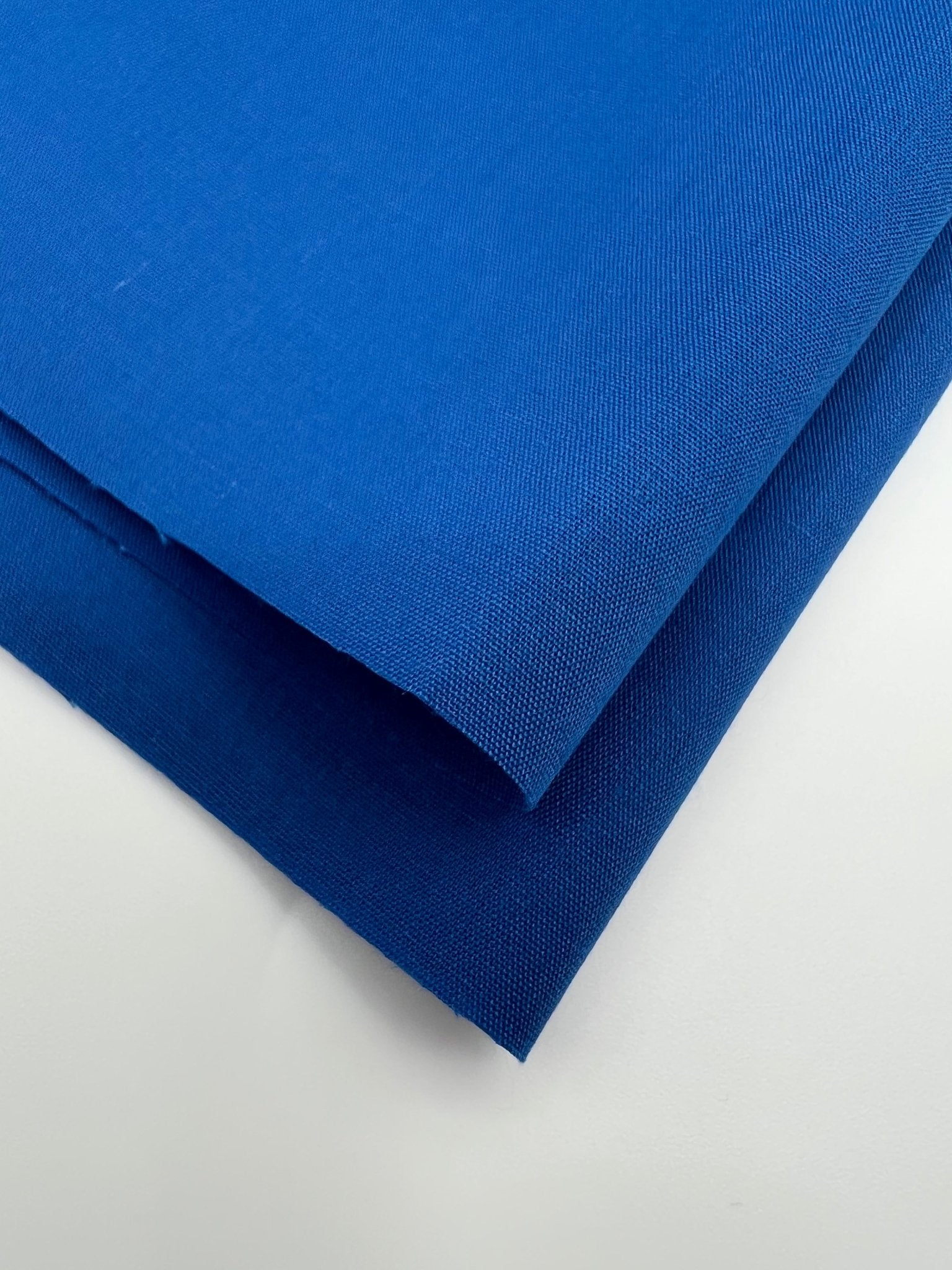 Poly Cotton Fabric for Sewing | Broadcloth Fabric | Royal Blue - EOVEA