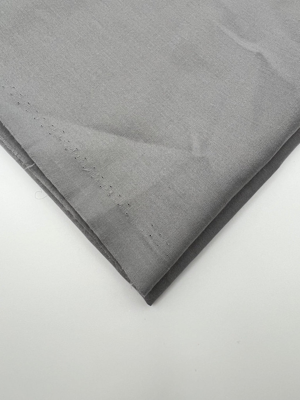 Poly Cotton Fabric for Sewing | Broadcloth Fabric | Silver - EOVEA