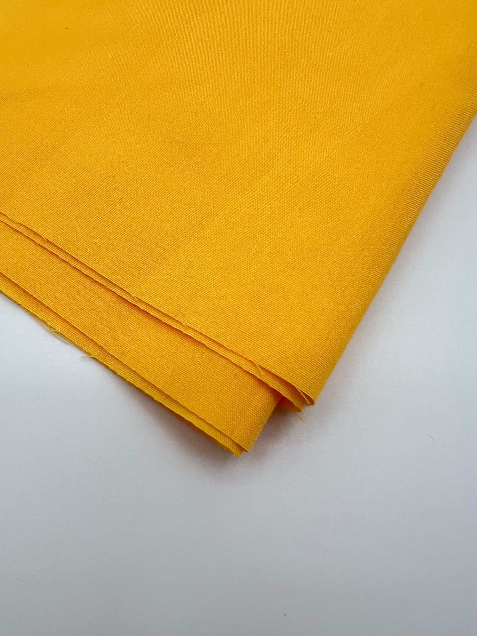 Poly Cotton Fabric for Sewing | Broadcloth Fabric | Yellow - EOVEA