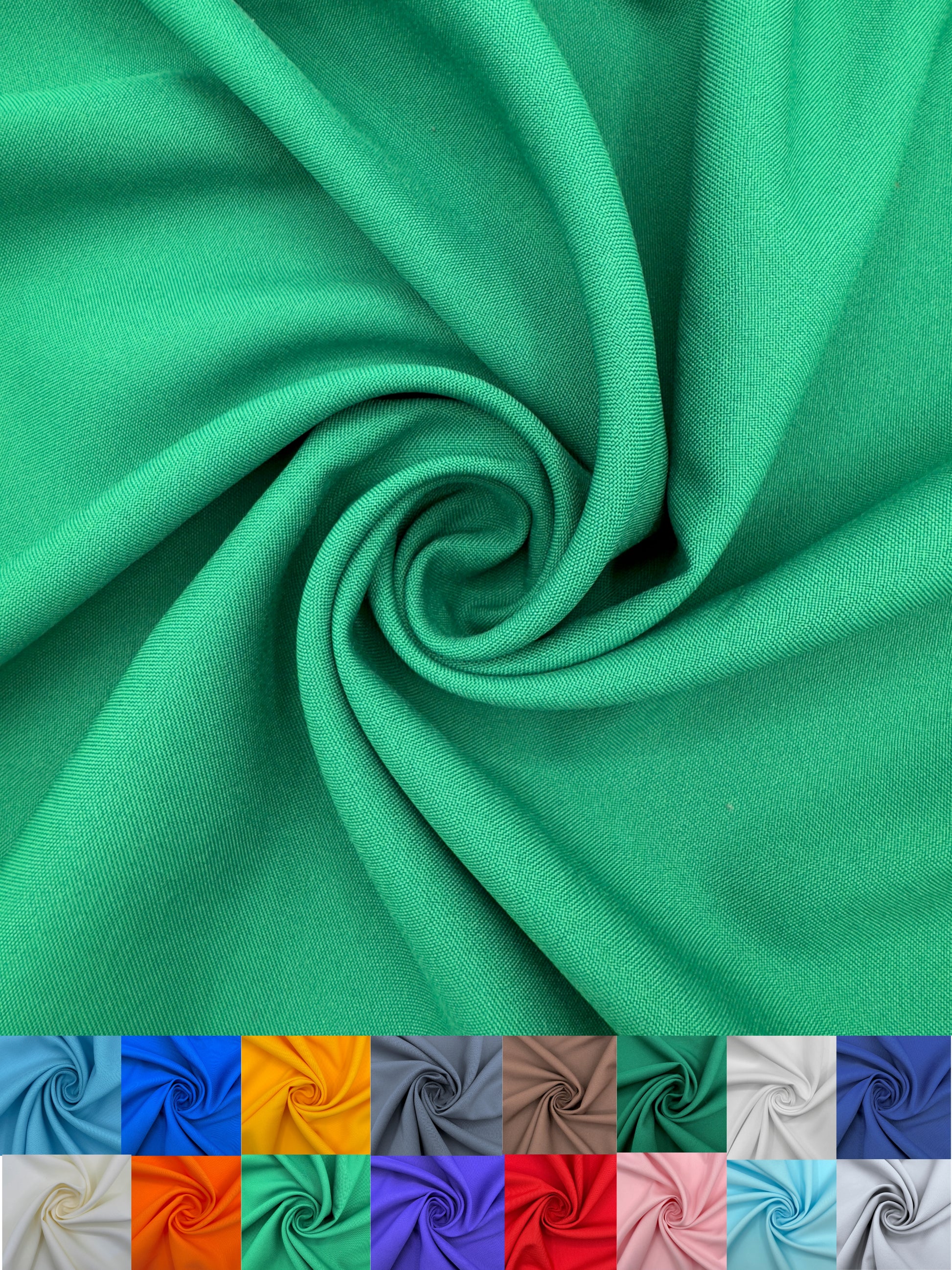 Premium Polyester Poplin Fabric 60 Inch Wide - Sold by the Yard