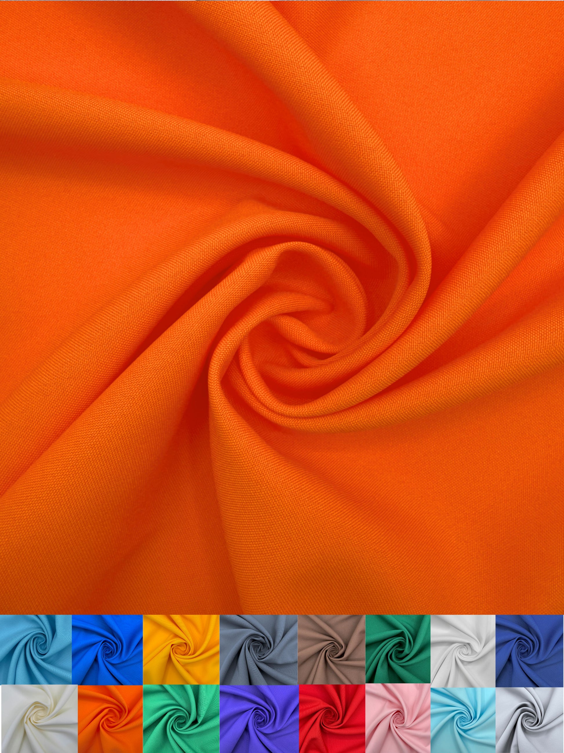 Premium Polyester Poplin Fabric 60 Inch Wide - Sold by the Yard