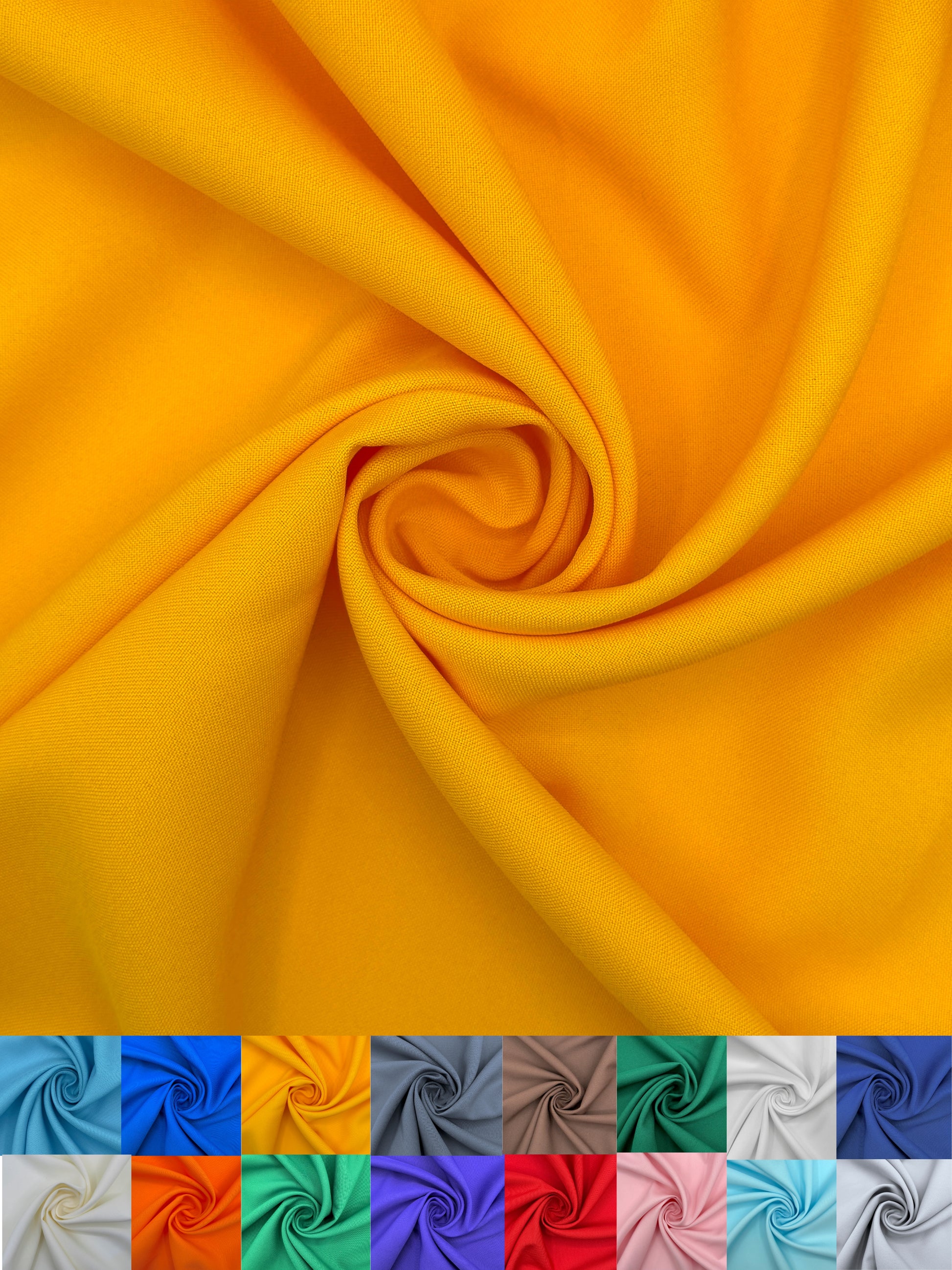 Premium Polyester Poplin Fabric 60 Inch Wide - Sold by the Yard