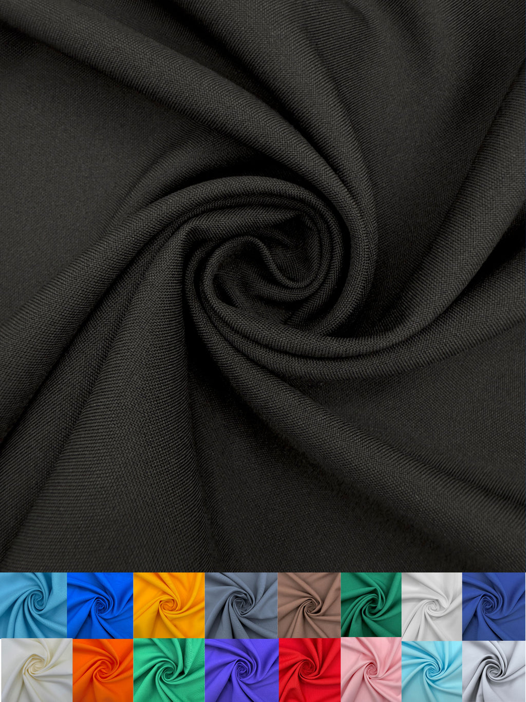 EOVEA Polyester Poplin Fabric Roll – 60" Wide, 120 Yards