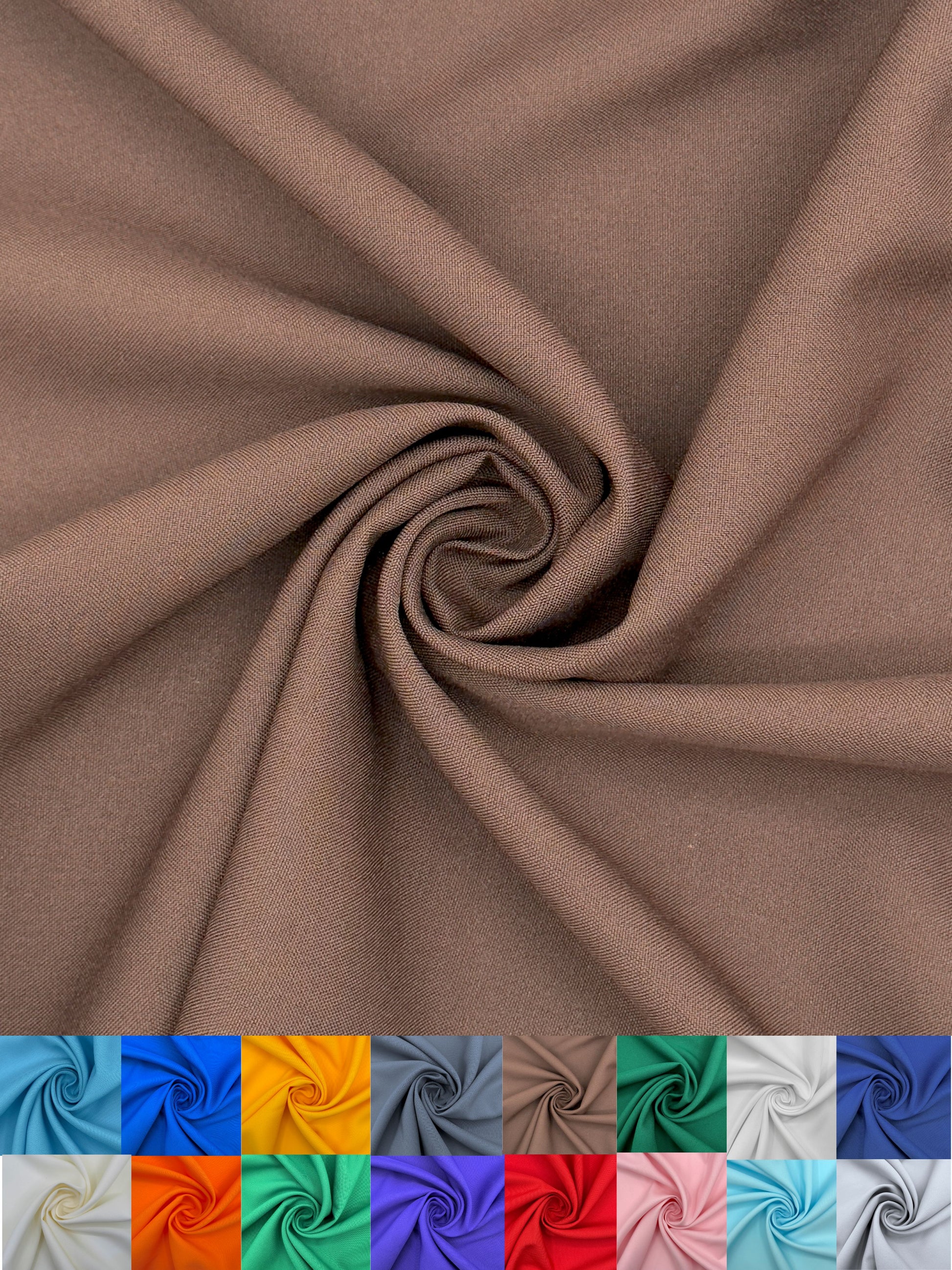EOVEA Polyester Poplin Fabric Roll – 60" Wide, 120 Yards