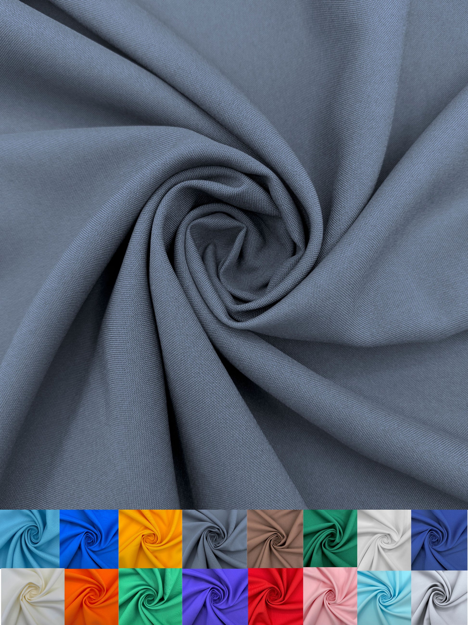 EOVEA Polyester Poplin Fabric Roll – 60" Wide, 120 Yards